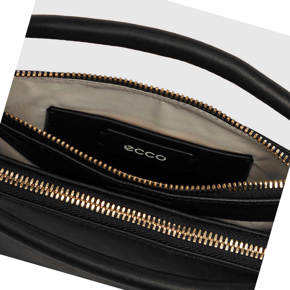 Ecco Contact Crossbody Axelväska Dam Svarta | SE 372TCE